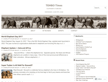 Tablet Screenshot of elephantsforever.net